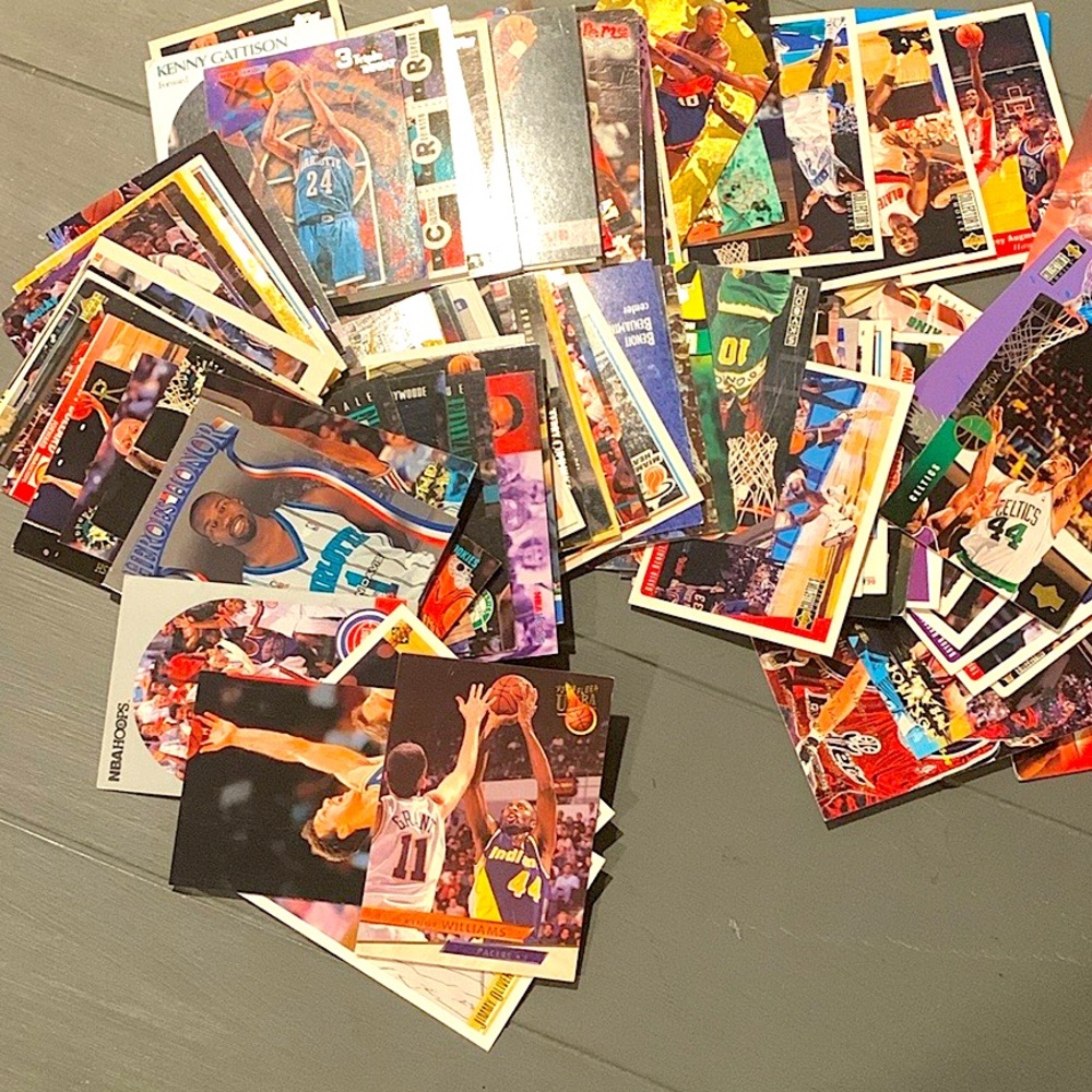 100+ Basketball Card 80s-90s Collection Topps Skybox Upper Deck Shaq Rodman